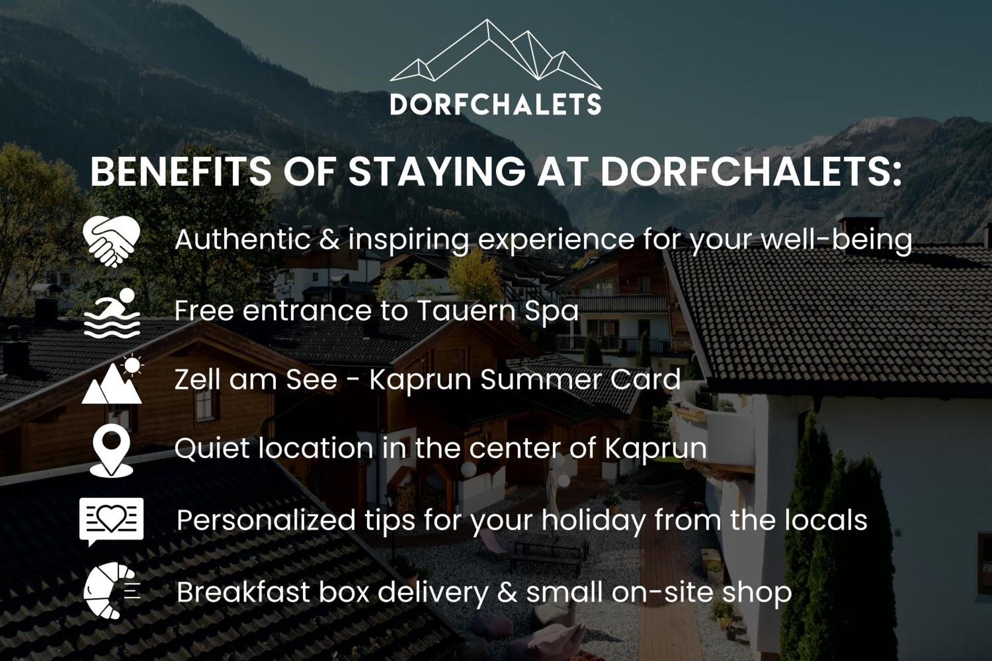 Dorfchalets & Apartments - Authentic Experience In Centre Of Kaprun Including Tauernspa And Summercard Exterior foto